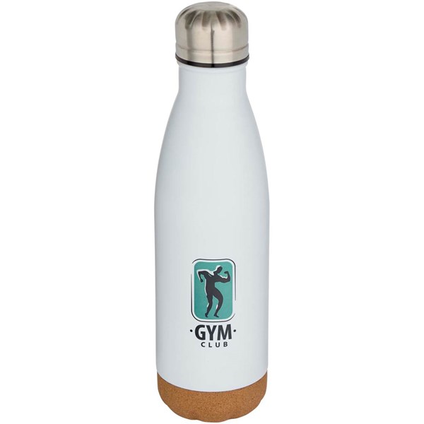 Obrázky: Biela dvojstenná izolovaná nerez fľaša 500 ml, Obrázok 4