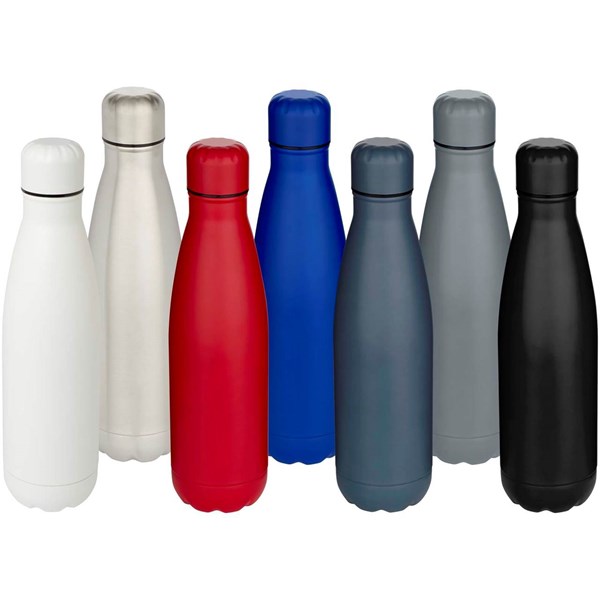 Obrázky: Jednostenná recykl. nerez 750ml fľaša, biela, Obrázok 5