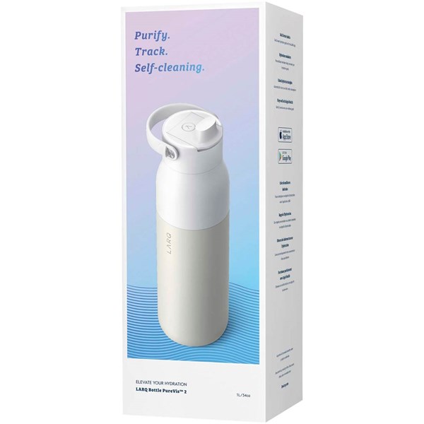 Obrázky: LARQ PureVis™ 2.0 fľaša na vodu 1000 ml, biela, Obrázok 9