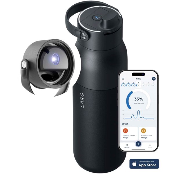 Obrázky: LARQ PureVis™ 2.0 fľaša na vodu 1000 ml, čierna, Obrázok 5