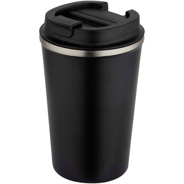 Obrázky: Čierny nerez termohrnček vákuovo izol. 350 ml