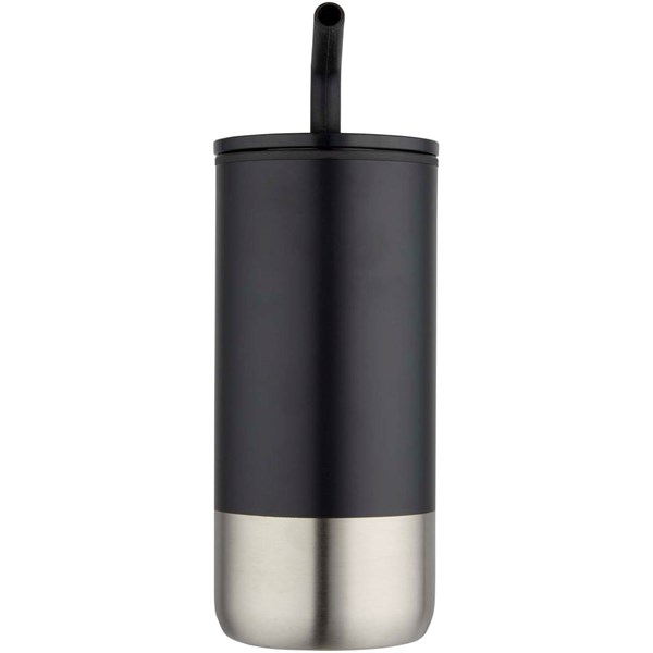 Obrázky: Termohrnček RCS 480ml, nerez slamka, čierna, Obrázok 5