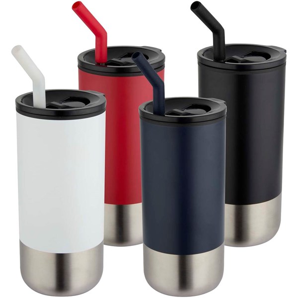 Obrázky: Termohrnček RCS 480ml, nerez slamka, čierna, Obrázok 6