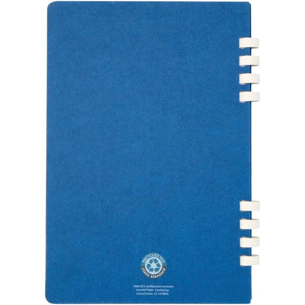 Obrázky: Pozn. blok A5 s krúžk. väzbou z rec. RCS, modrá, Obrázok 2