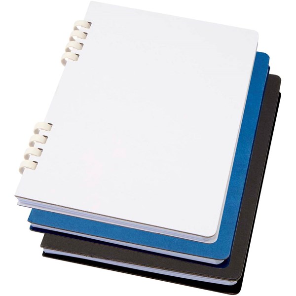 Obrázky: Pozn. blok A5 s krúžk. väzbou z rec. RCS, modrá, Obrázok 5