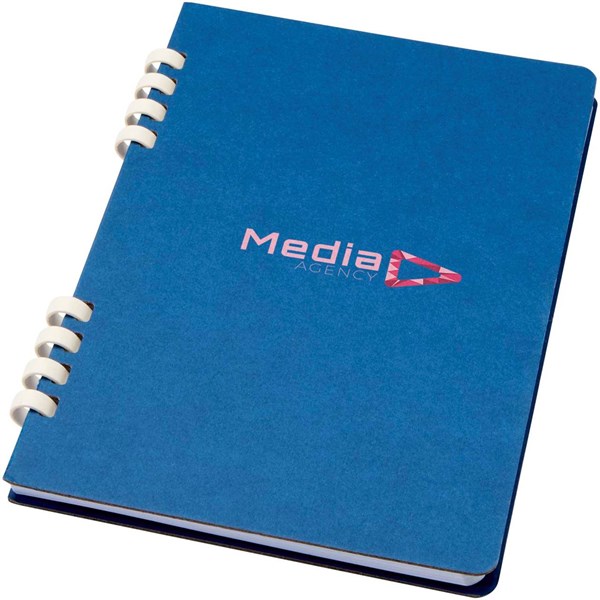 Obrázky: Pozn. blok A5 s krúžk. väzbou z rec. RCS, modrá, Obrázok 6