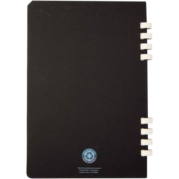 Obrázky: Pozn. blok A5 s krúžk. väzbou z rec. RCS, čierna, Obrázok 2