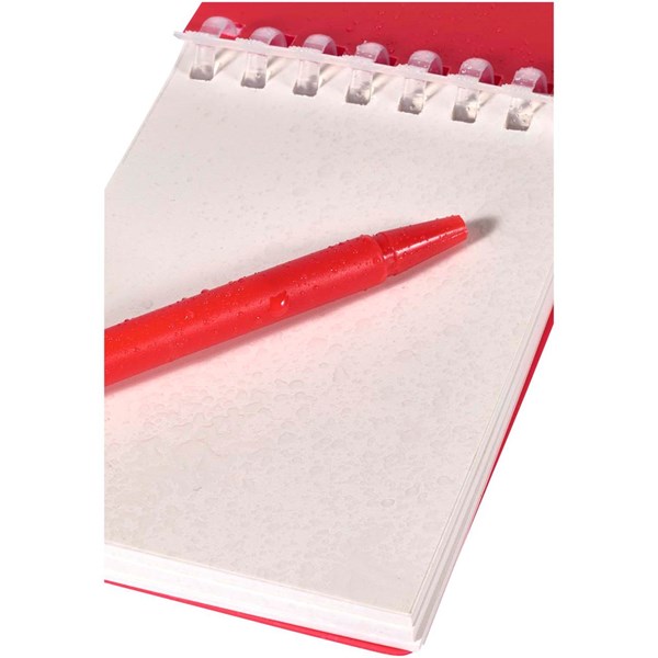 Obrázky: Pozn. blok s karabínou a rec. perom ČN, červená, Obrázok 5