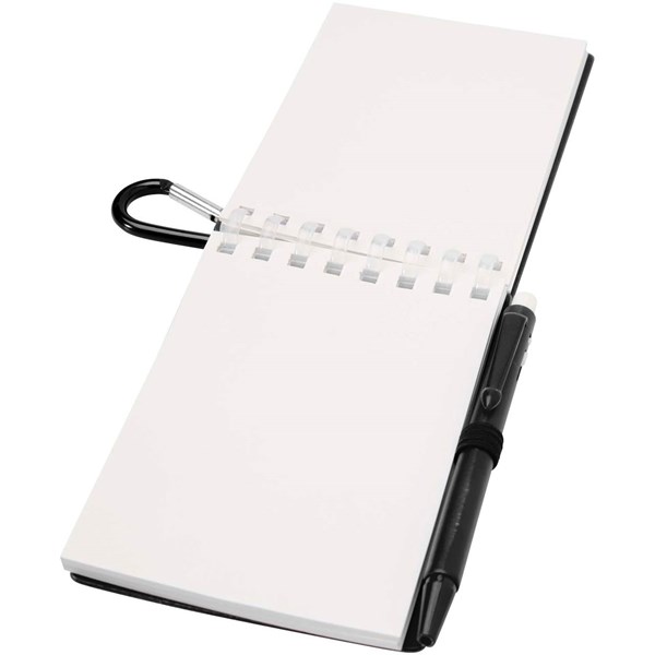 Obrázky: Pozn. blok s karabínou a rec. perom ČN, čierna, Obrázok 6