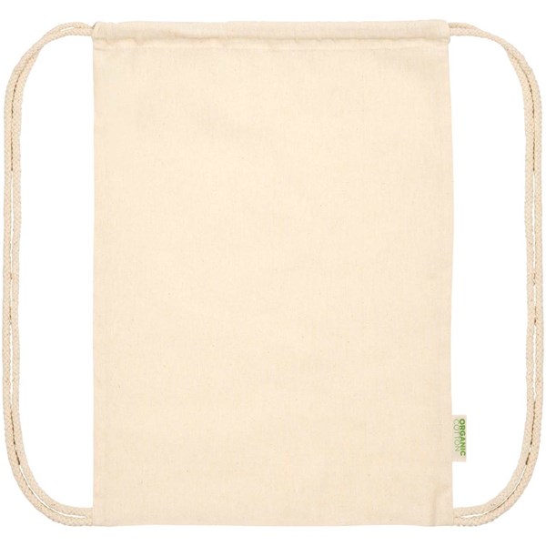 Obrázky: Ruksak 5l 100 g/m² z organického mat. OCS,prírodná, Obrázok 7