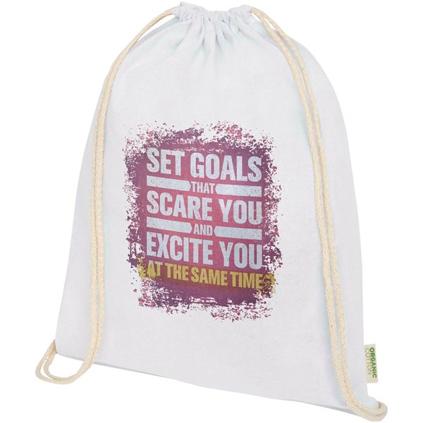 Obrázky: Sťah. ruksak 140 g, organ. mater. OCS, biela, Obrázok 4