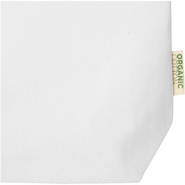 Obrázky: Nákupná taška 180g OCS,široké dno, biela, Obrázok 2