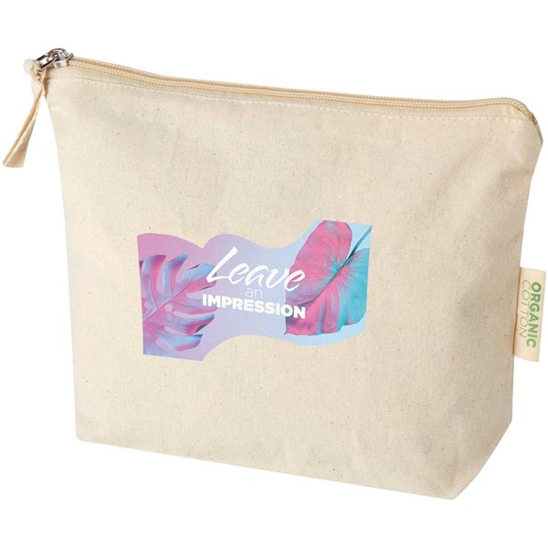 Obrázky: Toal. taška 1l, 180g z organ. bavlny OCS, prírodná, Obrázok 3