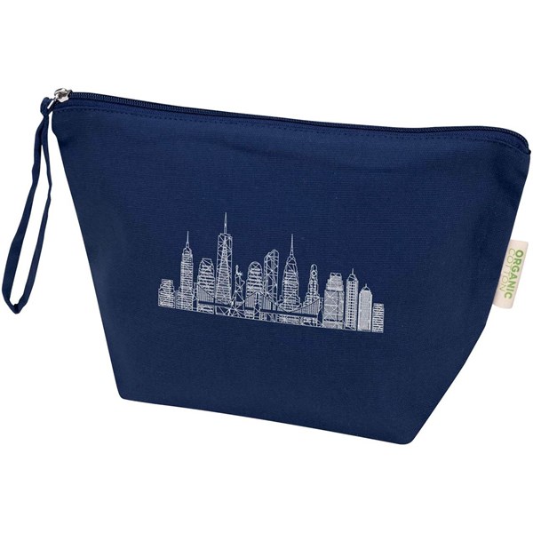 Obrázky: Tm. modrá toal. taška 180g z organ. bavlny OCS, Obrázok 6