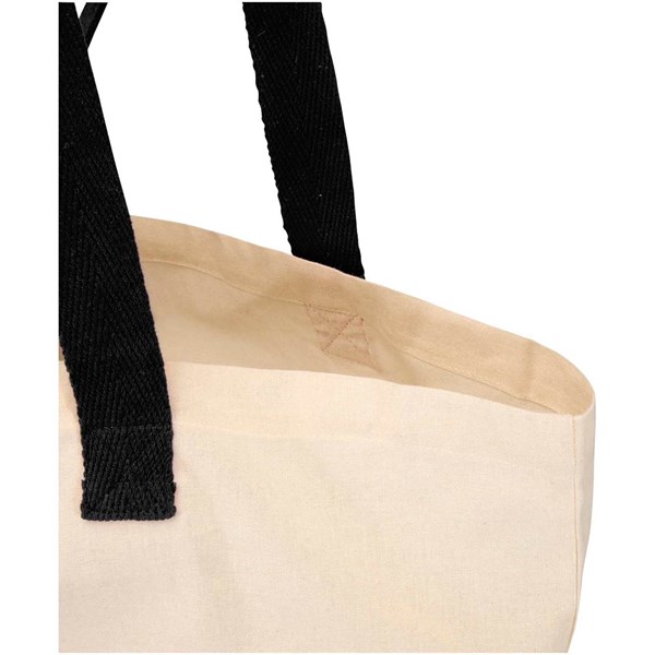 Obrázky: Nákupná sklad. taška GRS, 7l, prírodná/čierna, Obrázok 2