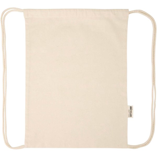Obrázky: Sťahovací ruksak 180 g/m² z rec. GRS, prírodná, Obrázok 6