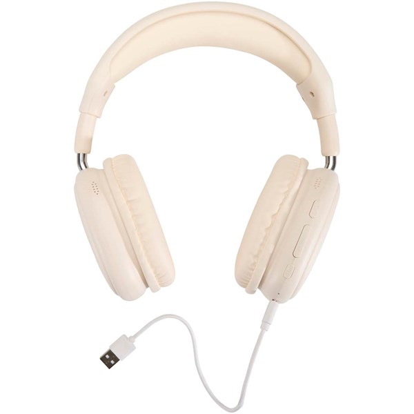 Obrázky: Biele bezdrôt. slúchadlá cez hlavu s Bluetooth®, Obrázok 2