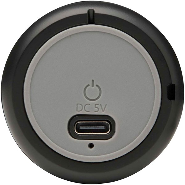 Obrázky: Čierny 3W bezdrôt. Bluetooth® reproduktor,rec. ABS, Obrázok 2