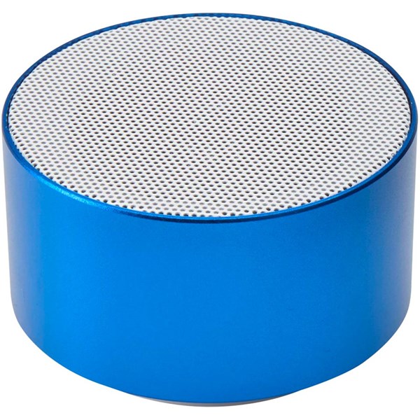 Obrázky: Modrý 3W Bluetooth® reproduktor z rec. hliníku, Obrázok 3