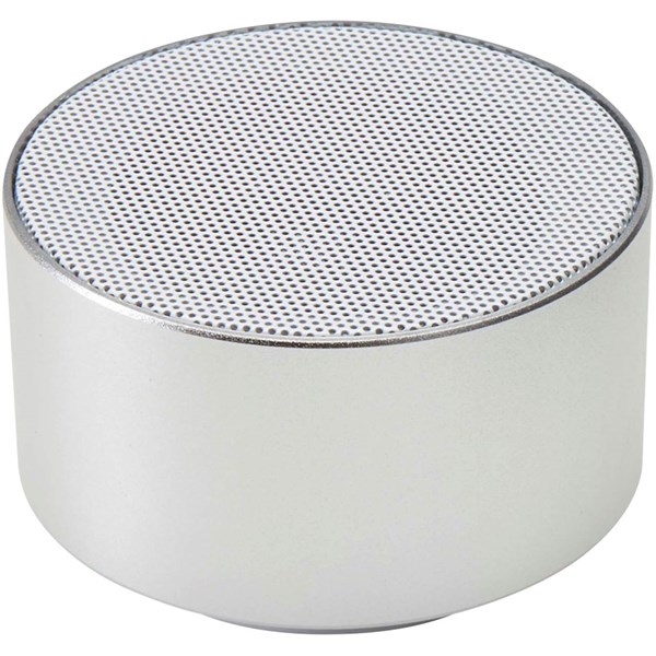 Obrázky: Striebor. 3W Bluetooth® reproduktor z rec. hliníku, Obrázok 3