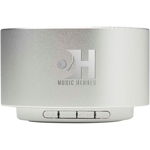 Obrázky: Striebor. 3W Bluetooth® reproduktor z rec. hliníku, Obrázok 6