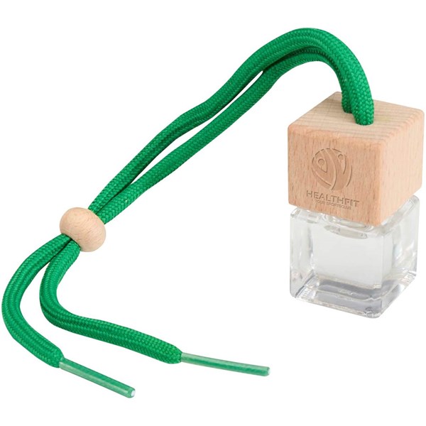 Obrázky: Osviežovač vzduchu do auta 8ml, zelená šnúrka, Obrázok 3