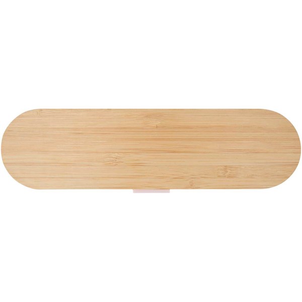 Obrázky: Sada príborov v krabičke, bambus.veko, ružová, Obrázok 5