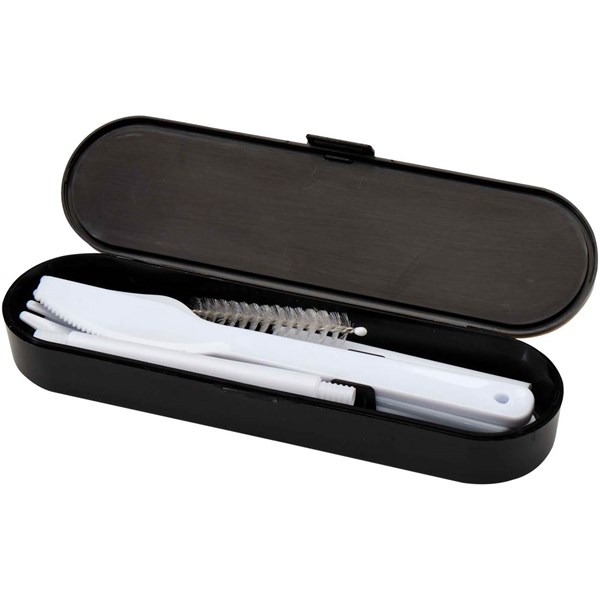 Obrázky: Sada príborov v krabičke, bambus.veko, čierna, Obrázok 2