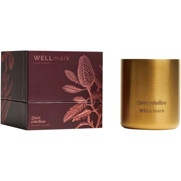 Obrázky: Wellmark vonná sójová sviečka 210g, zlatá, Obrázok 5