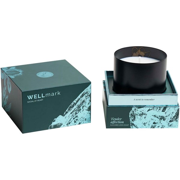 Obrázky: Wellmark vonná sójová sviečka 210g, čierna, Obrázok 7