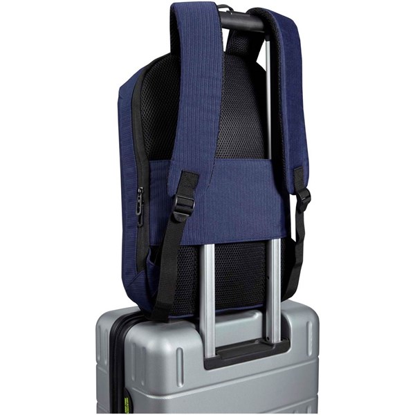 Obrázky: Modrý 10L GRS rec.ruksak s ochranou proti krádeži, Obrázok 4