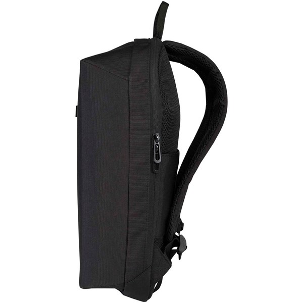 Obrázky: Čierny 10L GRS rec.ruksak s ochranou proti krádeži, Obrázok 10