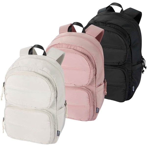 Obrázky: Ružový ruksak na notebook 15,6″ z rec.GRS, 18L, Obrázok 8