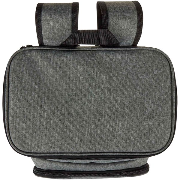 Obrázky: Šedý termo ruksak na piknik,sada príborov 20L, Obrázok 7