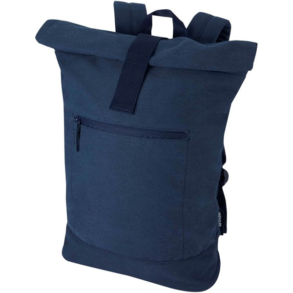 Obrázky: Modrý rolovací ruksak 16L na notebook 14″