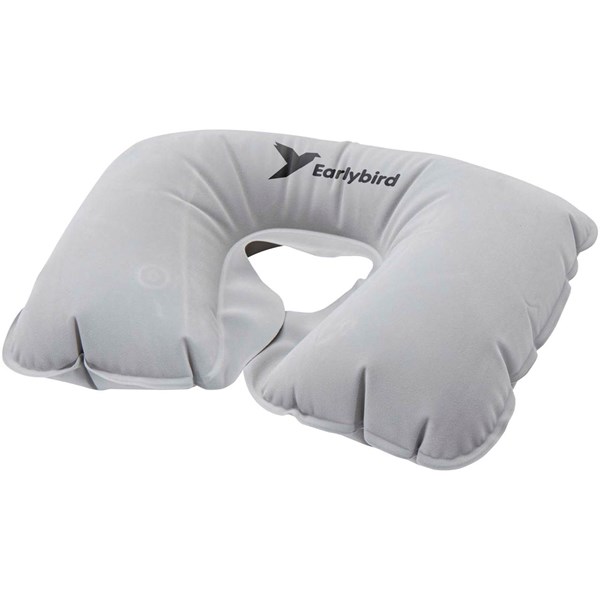 Obrázky: Šedý nafukovací cestovný vankúš, Obrázok 6