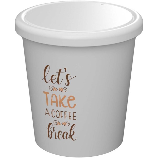 Obrázky: 100ml hrnček Americano® Piccolo,viečko, biely, Obrázok 6