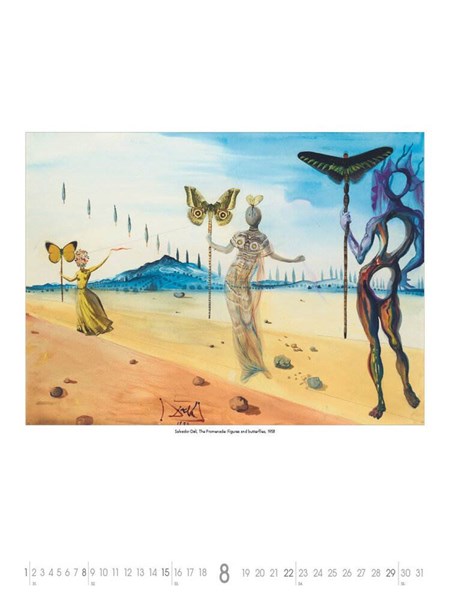 Obrázky: SALVADOR DALÍ, nástenný kalendár 420x560 mm, Obrázok 12