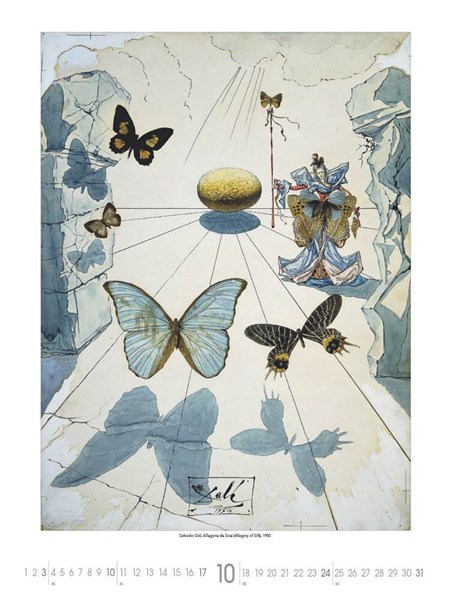 Obrázky: SALVADOR DALÍ, nástenný kalendár 420x560 mm, Obrázok 3