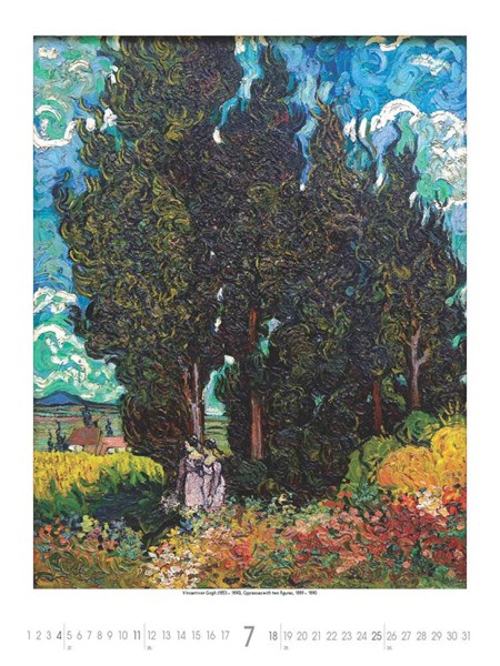 Obrázky: IMPRESSIONISTS, nástenný kalendár 420x560 mm, Obrázok 11