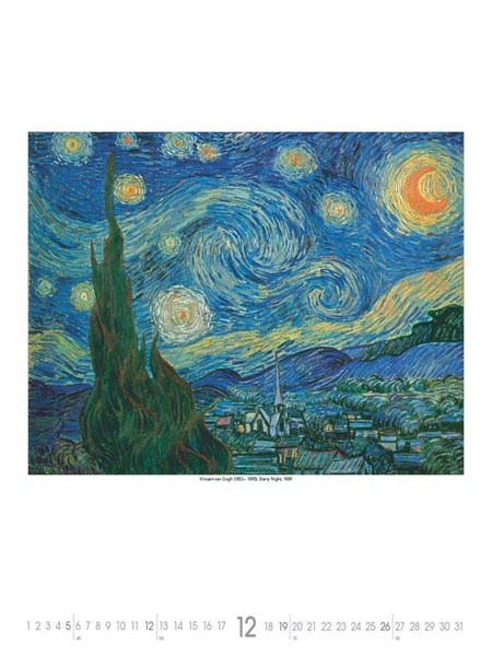 Obrázky: IMPRESSIONISTS, nástenný kalendár 420x560 mm, Obrázok 5