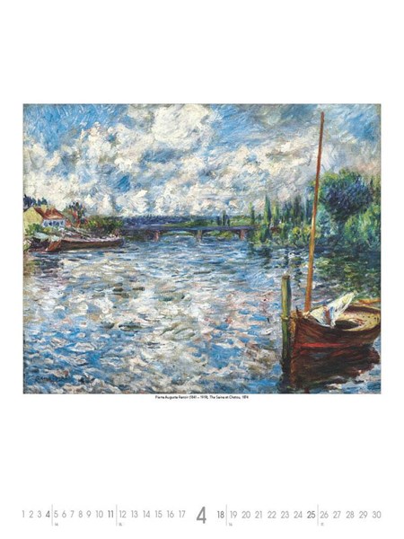 Obrázky: IMPRESSIONISTS, nástenný kalendár 420x560 mm, Obrázok 8
