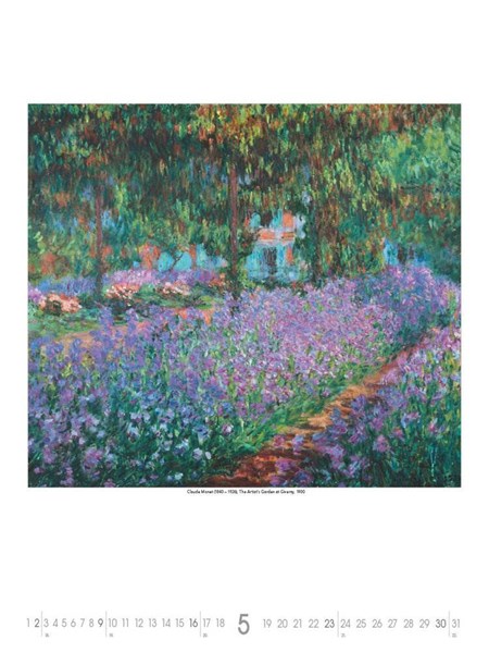 Obrázky: IMPRESSIONISTS, nástenný kalendár 420x560 mm, Obrázok 9