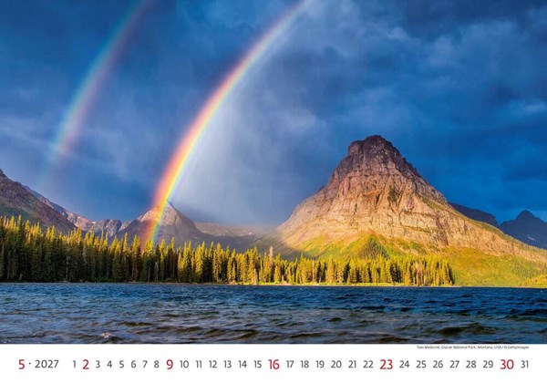 Obrázky: NATIONAL PARKS, nástenný kalendár 450x315 mm, väzba na špirále, Obrázok 6