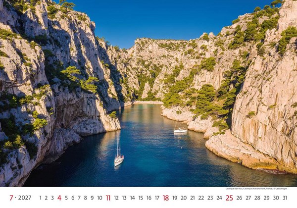 Obrázky: NATIONAL PARKS, nástenný kalendár 450x315 mm, väzba na špirále, Obrázok 8