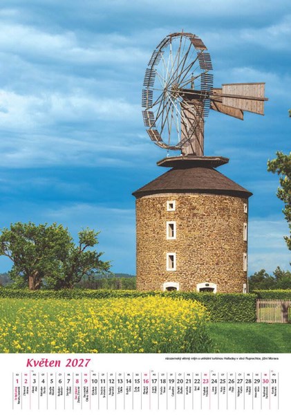 Obrázky: ČECHY A MORAVA, nástenný kalendár, Obrázok 9