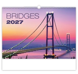Obrázky: BRIDGES, nástenný kalendár 450x315 mm