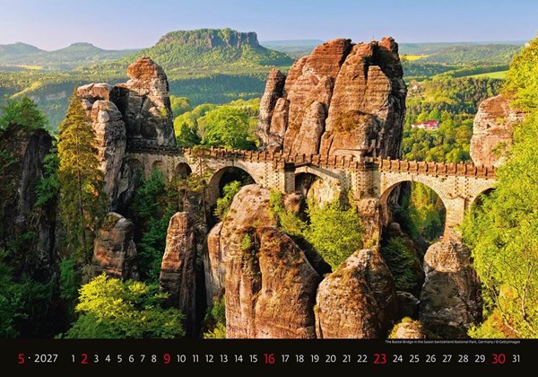 Obrázky: BRIDGES, nástenný kalendár 450x315 mm, Obrázok 6