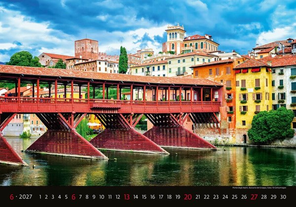 Obrázky: BRIDGES, nástenný kalendár 450x315 mm, Obrázok 7