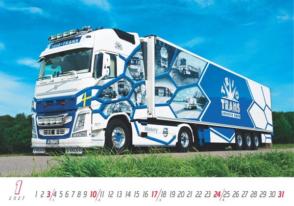 Obrázky: TRUCKS, nástenný kalendár 485x340 mm, Obrázok 2